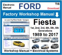 Ford Fiesta Service Repair Workshop Manual